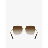 Dolce & Gabbana square-frame metal sunglasses - British product