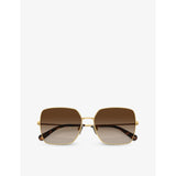 Dolce & Gabbana square-frame metal sunglasses - British product