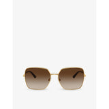 Dolce & Gabbana square-frame metal sunglasses - British product