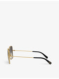 Dolce & Gabbana DG2242 square metal sunglasses - British product