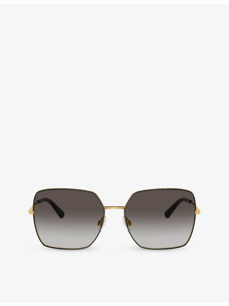 Dolce & Gabbana DG2242 square metal sunglasses - British product