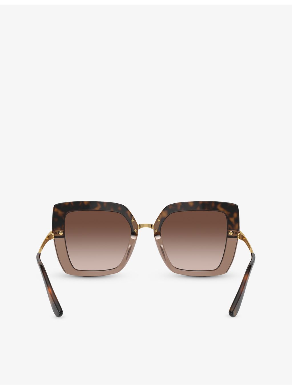 Dolce & Gabbana DG4373 square-frame acetate sunglasses, imported from the UK