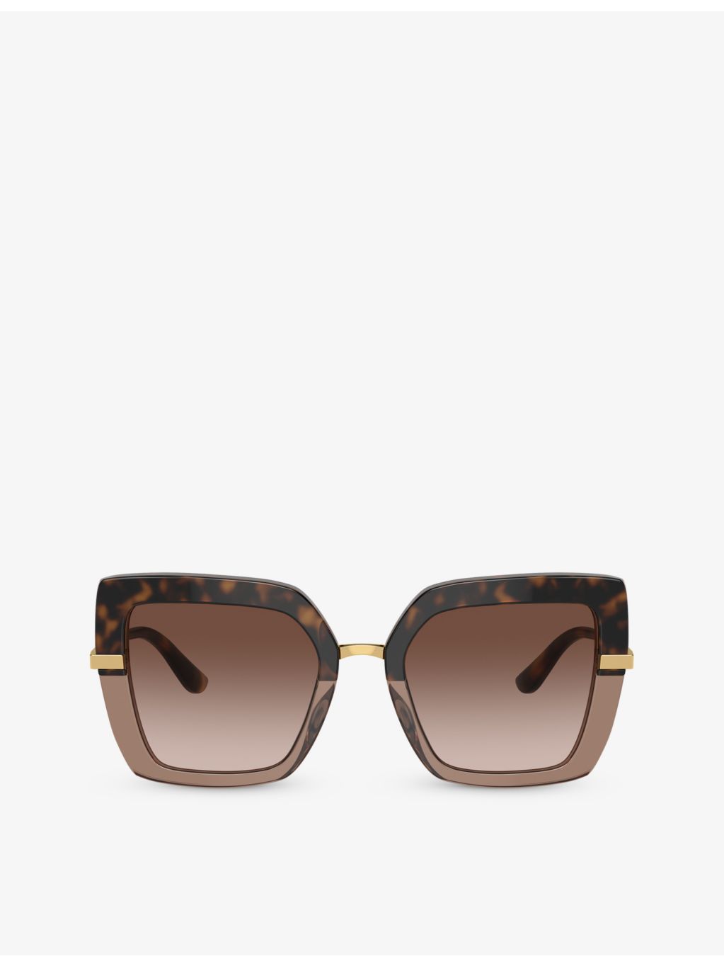 Dolce & Gabbana DG4373 square-frame acetate sunglasses, imported from the UK
