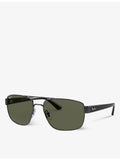Ray-Ban RB3663 metal aviator sunglasses - British product