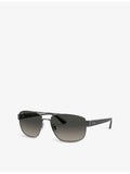 Ray-Ban RB3663 aviator sunglasses with metal frame (British brand)