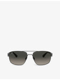 Ray-Ban RB3663 aviator sunglasses with metal frame (British brand)