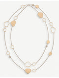 Chopard Happy Hearts Golden Hearts sautoir necklace 0.15ct diamonds - British product