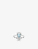 Chaumet Joséphine Aigrette 18ct White Gold Aquamarine and Diamond Ring