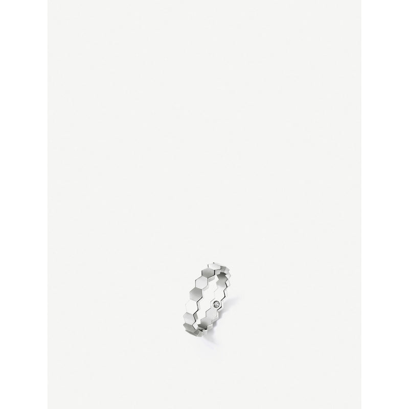 Bee de Chaumet 18ct white gold and diamond ring - 53mm