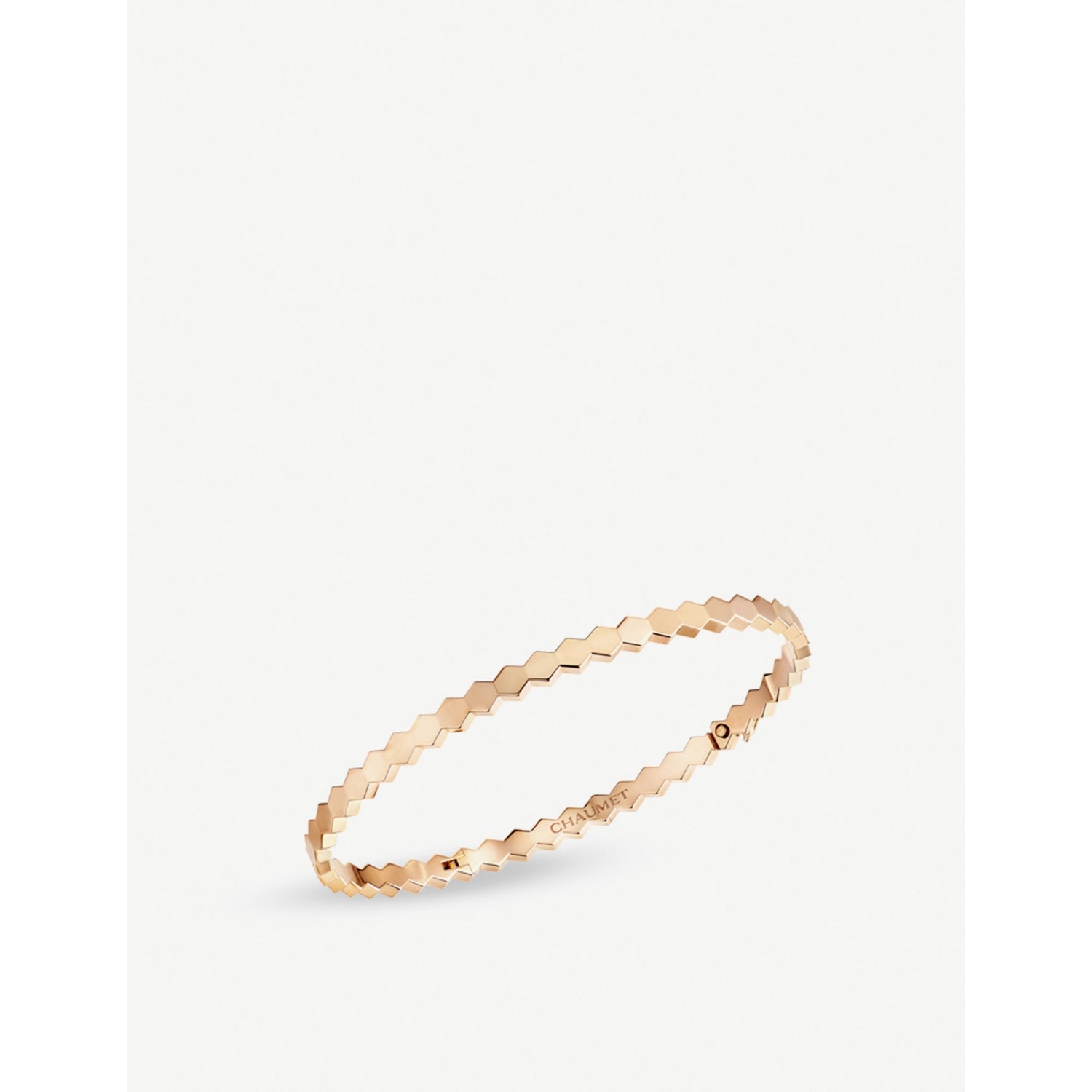 Bee de Chaumet 18ct rose-gold bangle - 16cm