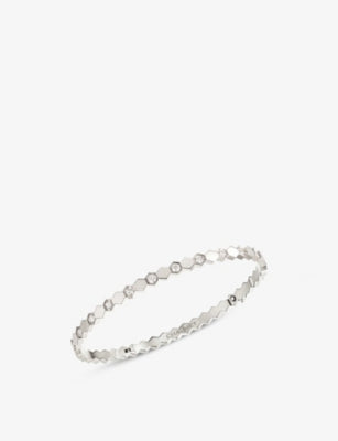 Chaumet Be My Love 18ct White Gold and Diamond Bangle