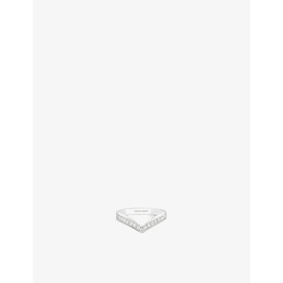 selfridges Chaumet Joséphine Aigrette 18ct White Gold Diamond Ring- Buy online at McGrocer
