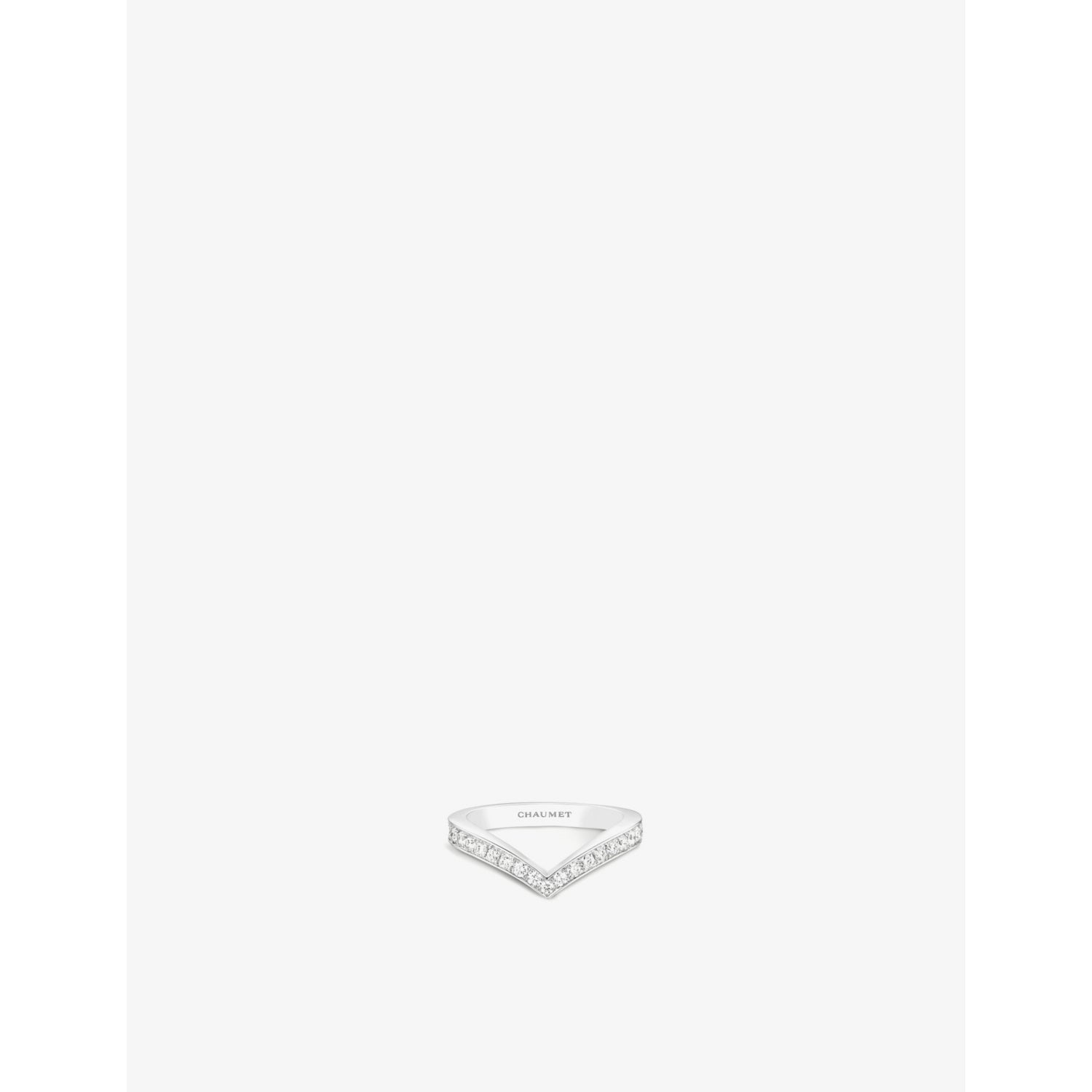 Joséphine Aigrette 18ct white-gold and diamond ring - 53mm
