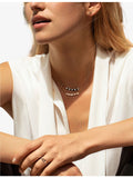 Chaumet 18ct rose-gold diamond necklace with honeycomb pendant - British product
