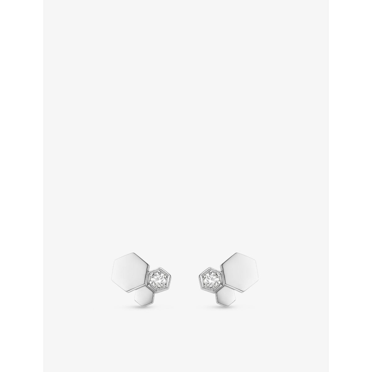 Chaumet Bee de Chaumet 18ct white-gold diamond earrings, imported from the UK