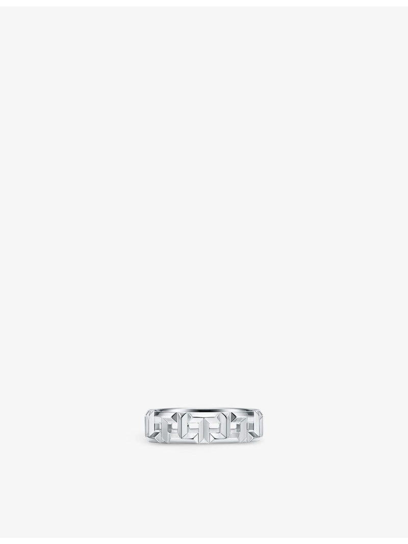 Tiffany & Co. T True wide ring 18ct white gold, UK version