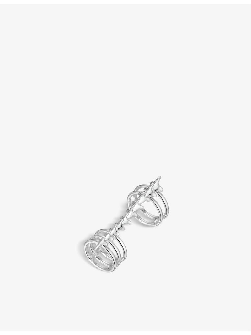 Shaun Leane sterling silver serpent ring 5cm, UK version