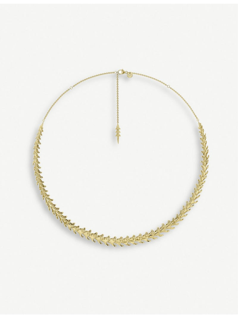 Shaun Leane Serpent Trace choker in yellow gold-plated vermeil silver (British brand)