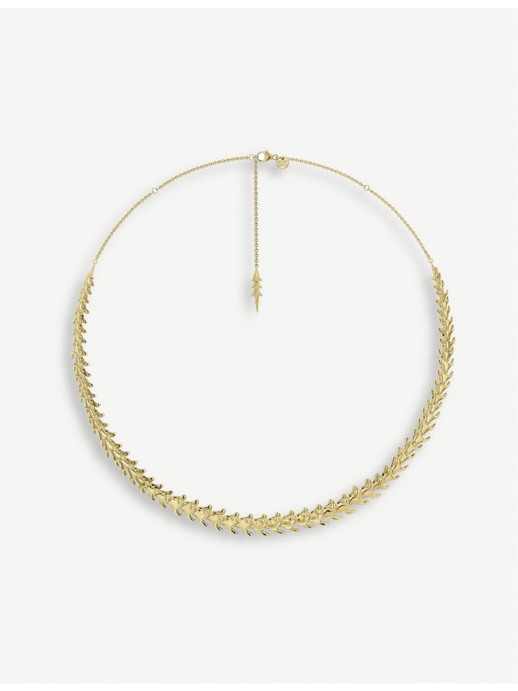 Shaun Leane Serpent Trace choker in yellow gold-plated vermeil silver (British brand)