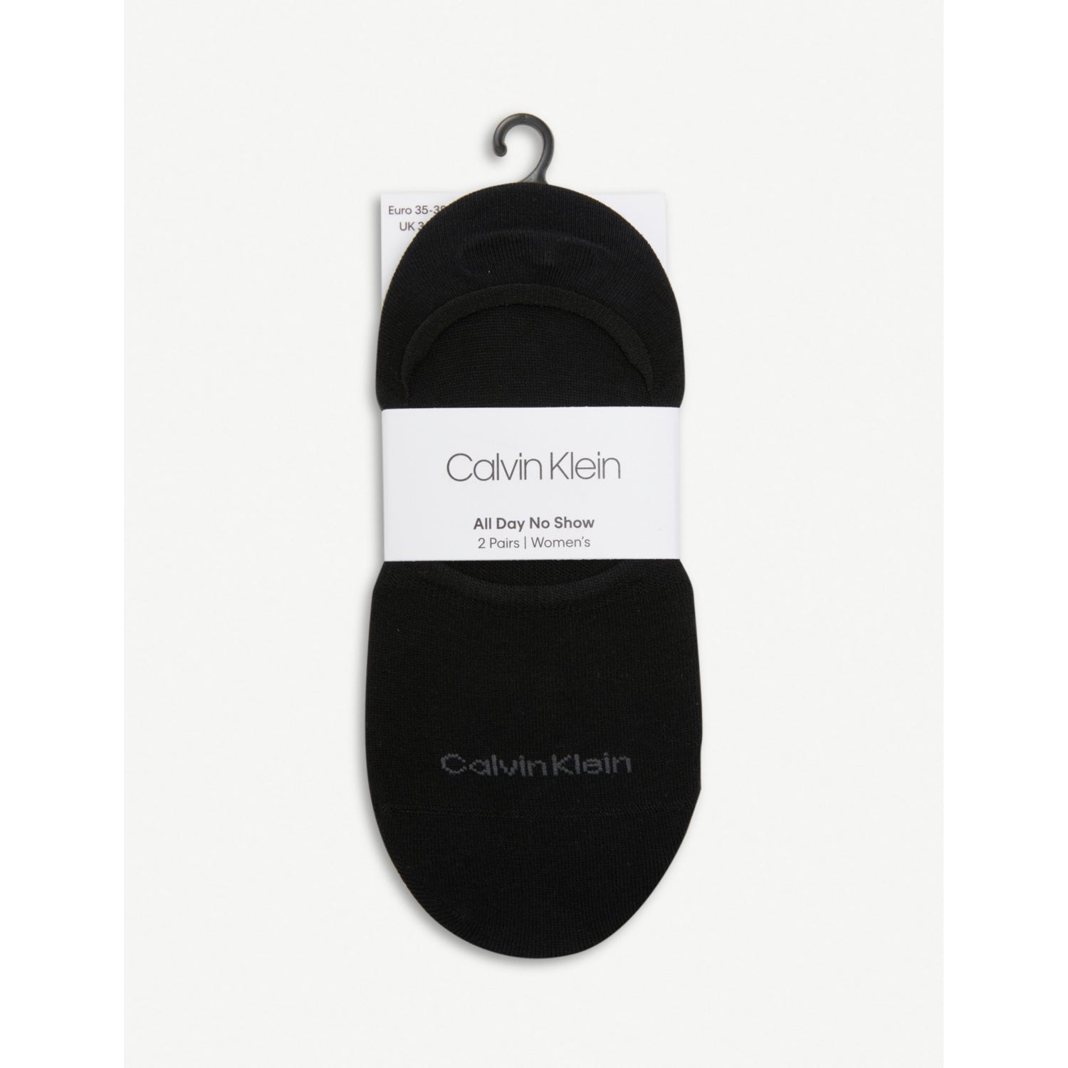 No-show cotton-blend socks pack of two - EUR 35-38/2-5 UK WOMEN
