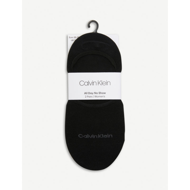 No-show cotton-blend socks pack of two - EUR 35-38/2-5 UK WOMEN