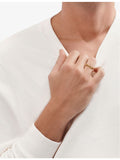 Tiffany & Co 18ct yellow gold T True narrow ring, UK version