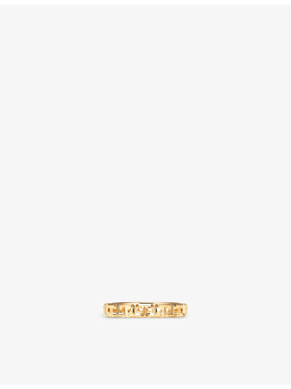 Tiffany & Co 18ct yellow gold T True narrow ring, UK version