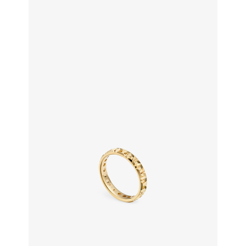 Tiffany T True Narrow 18ct yellow-gold ring - 4