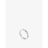 Tiffany T True Narrow 18ct white-gold ring - 4.5