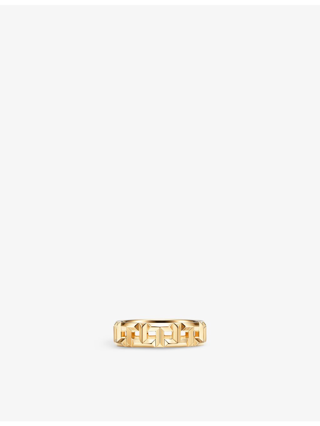 Tiffany T True Wide ring 18ct yellow gold, imported from the UK