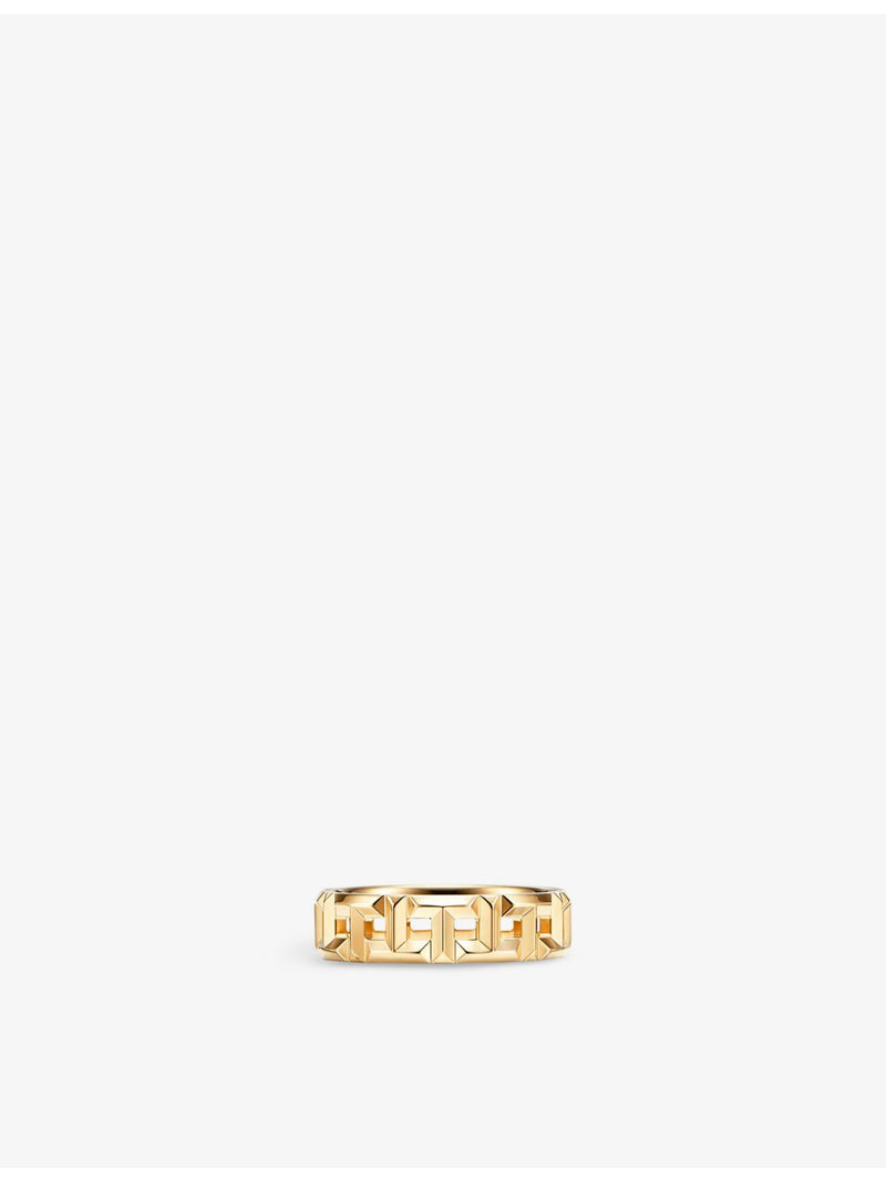 Tiffany T True Wide ring 18ct yellow gold, imported from the UK