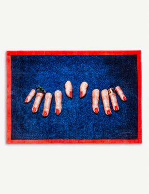 selfridges Seletti Fingers Woven Rug 280 x 200 cm- Buy online at McGrocer