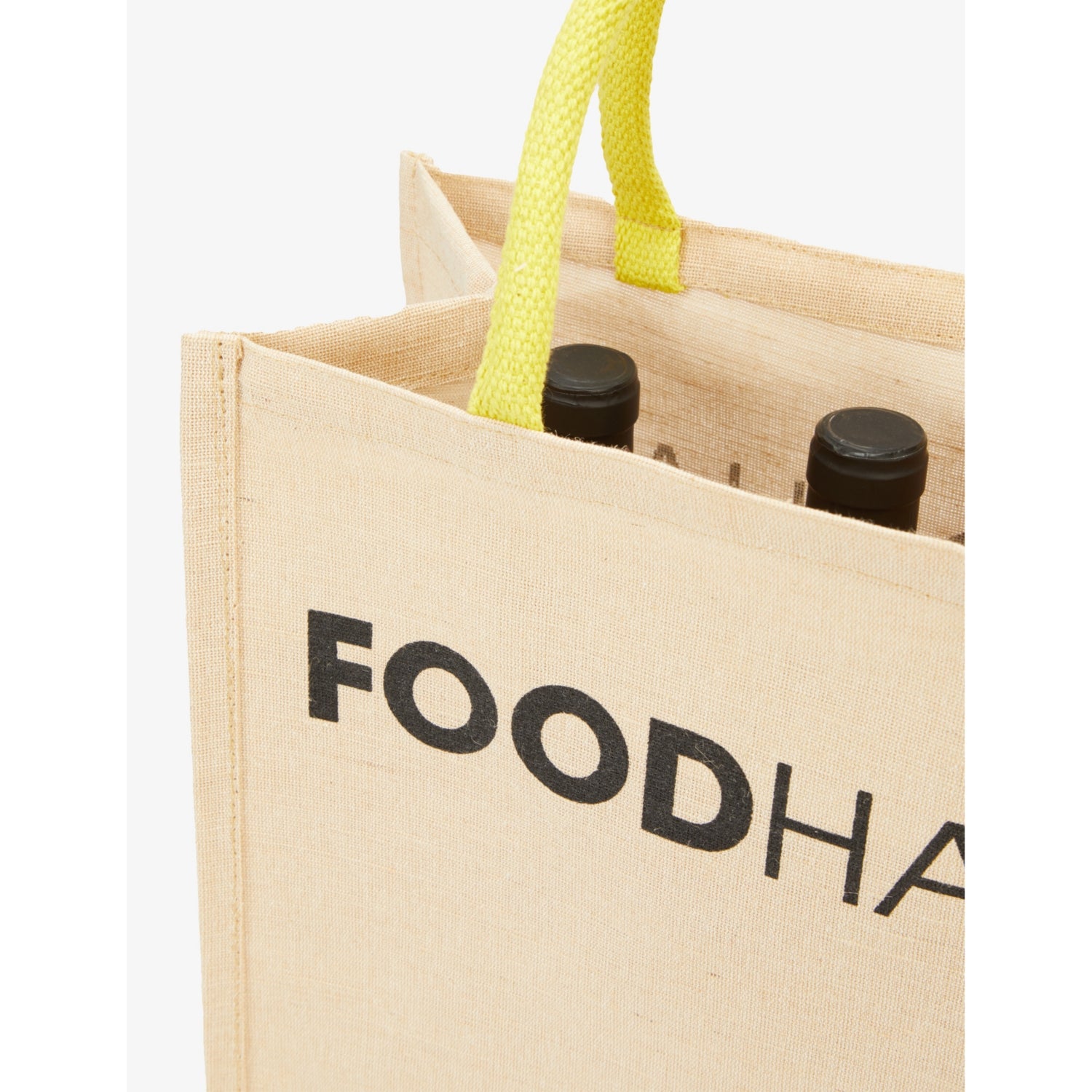 Selfridges canvas wine carrier bag, imported from the UK