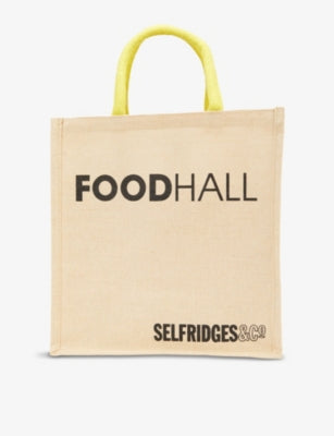 Selfridges canvas wine carrier bag, imported from the UK