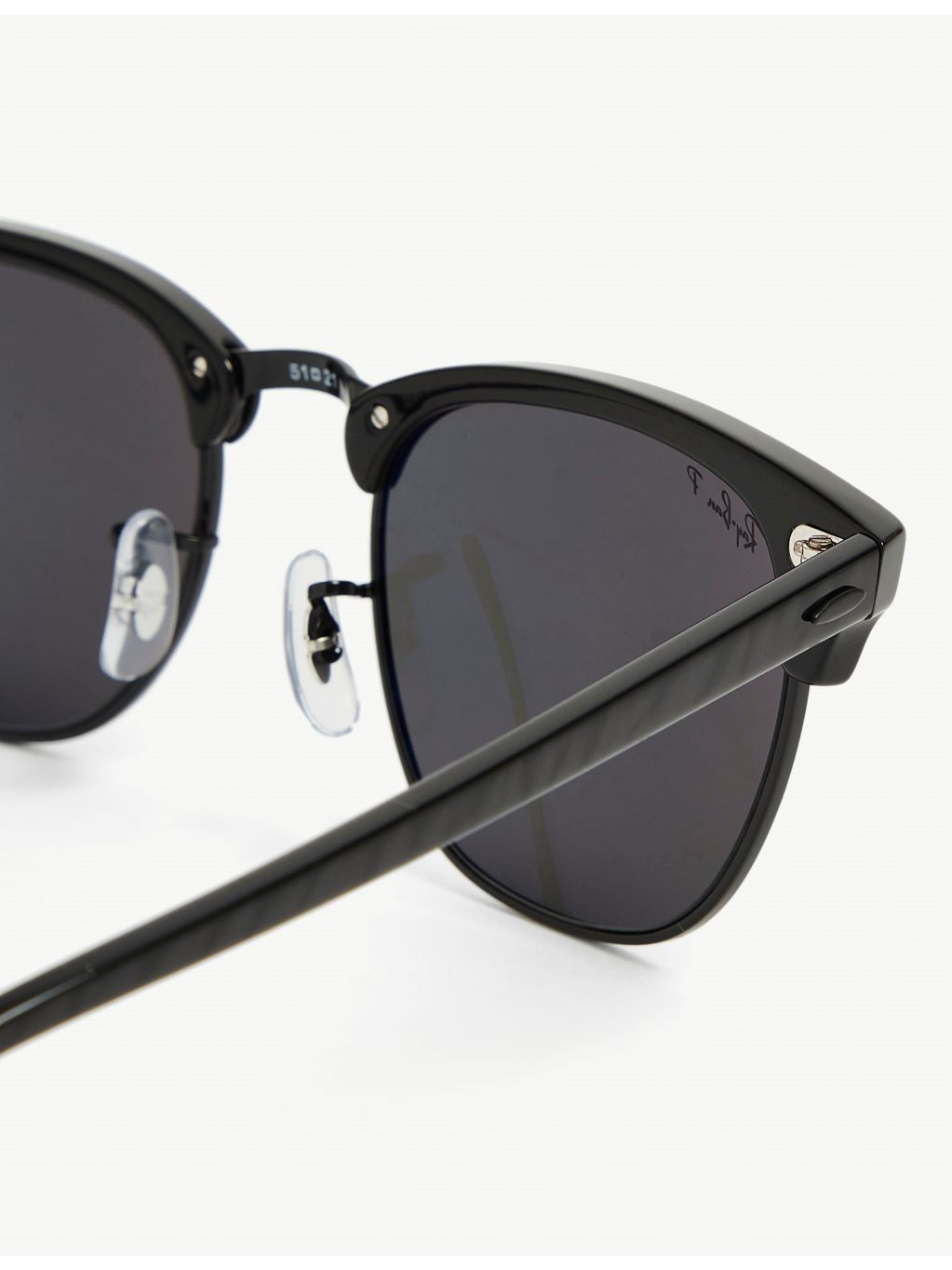Ray-Ban Clubmaster acetate sunglasses polarized black (British brand)