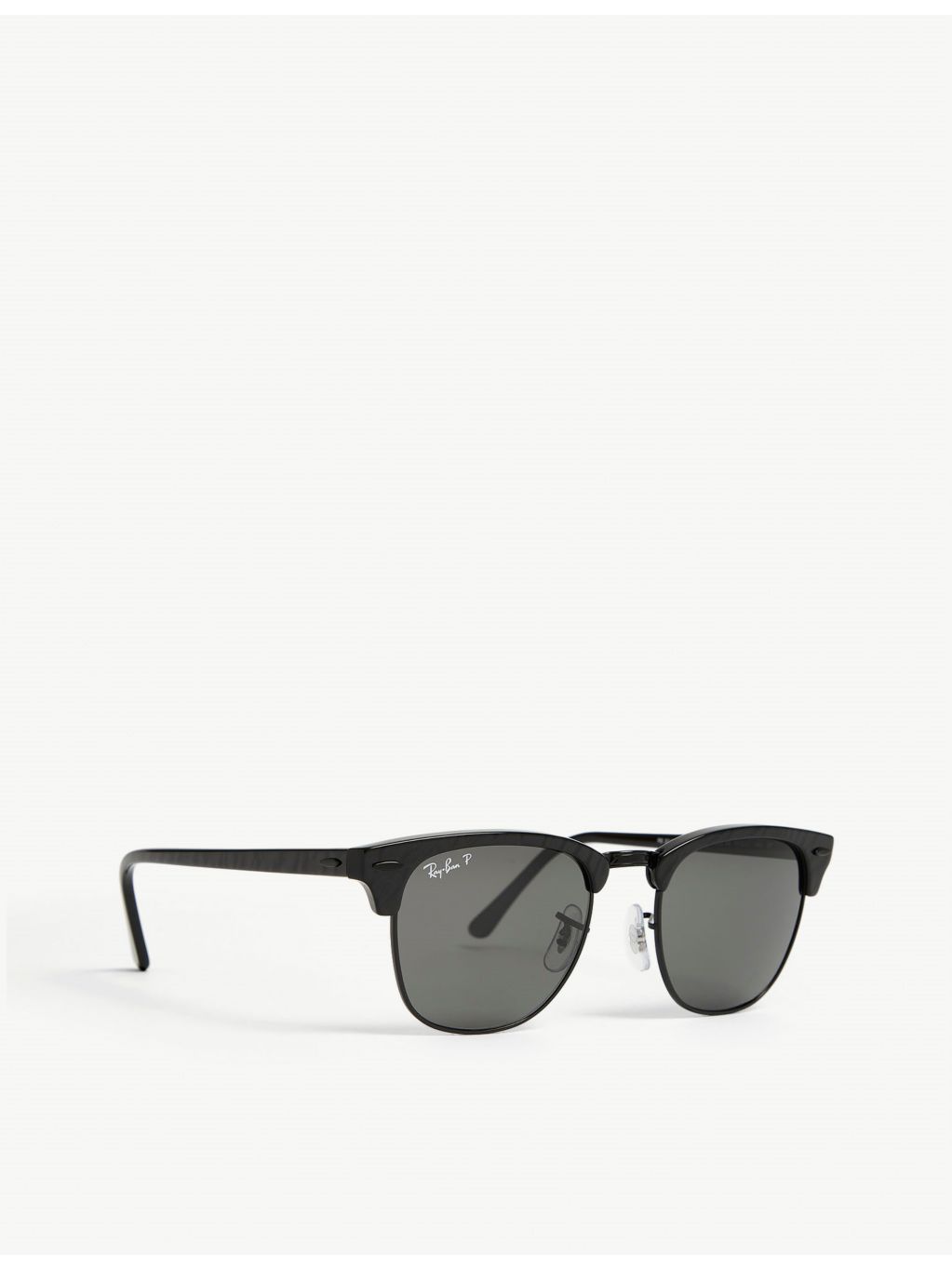 Ray-Ban Clubmaster acetate sunglasses polarized black (British brand)