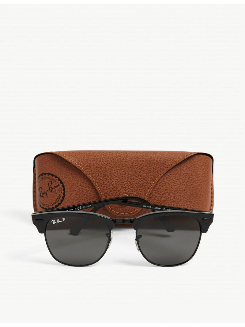 Ray-Ban Clubmaster acetate sunglasses polarized black (British brand)