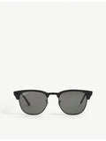 Ray-Ban Clubmaster acetate sunglasses polarized black (British brand)
