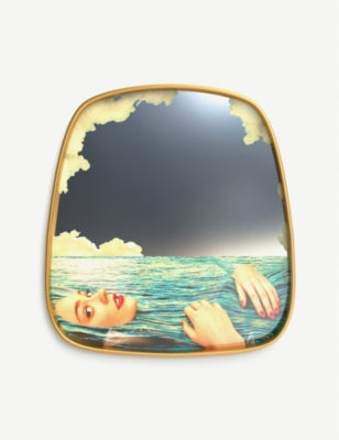 selfridges Seletti x TOILETPAPER Sea Girl Wall Mirror 59cm x 54cm- Buy online at McGrocer