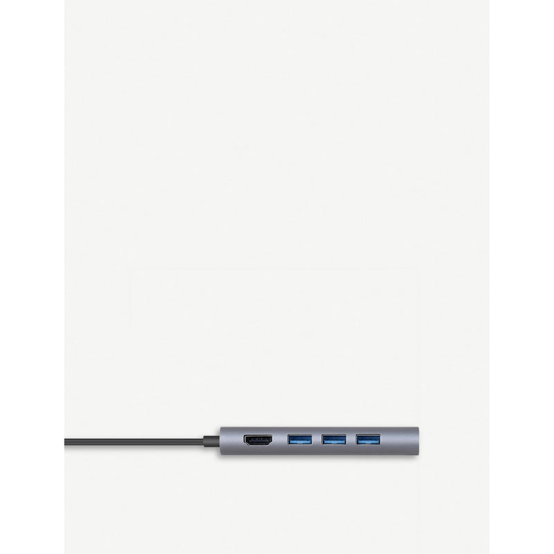 Momax 8-in-1 USB-C hub Space Grey - British product