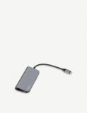 Momax 8-in-1 USB-C hub Space Grey - British product