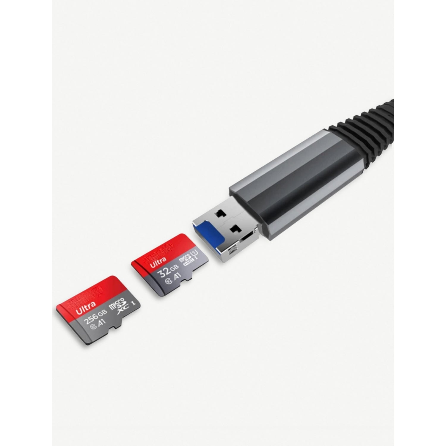 Zikko memory card reader with 180-degree bendable design, UK version