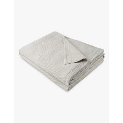 selfridges The White Company Florian Single Cotton Bed Spread- Buy online at McGrocer