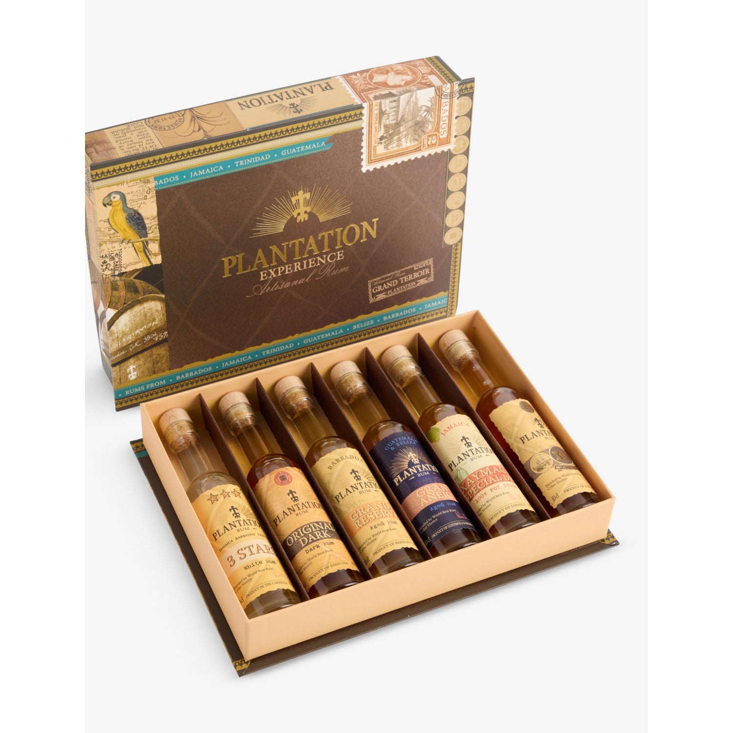 Plantation rum experience box 6 x 100ml - British product