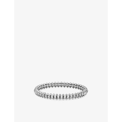 selfridges Cartier Clash de Cartier Medium Rhodium-Plated 18ct White Gold Bracelet- Buy online at McGrocer