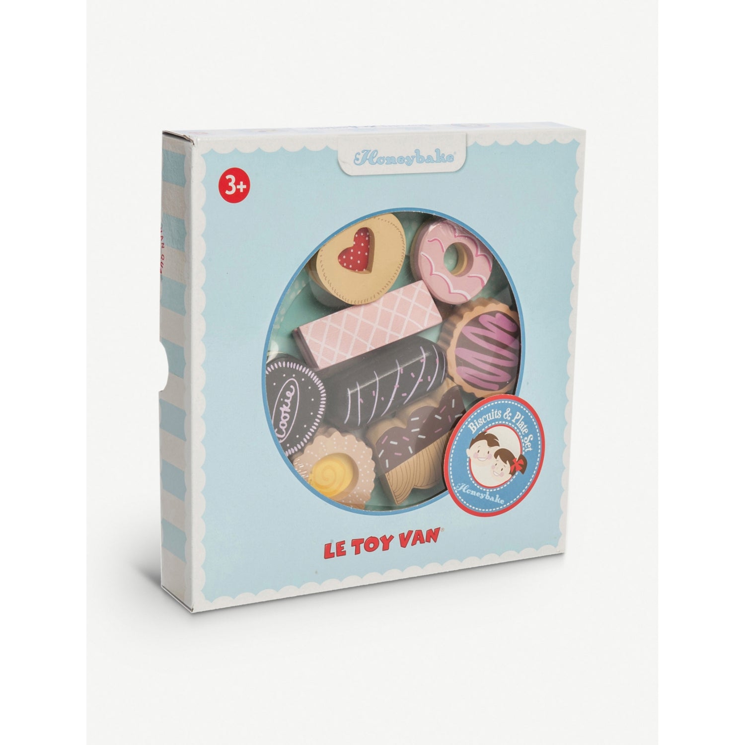 Le Toy Van wooden biscuit set 9 pieces, UK version