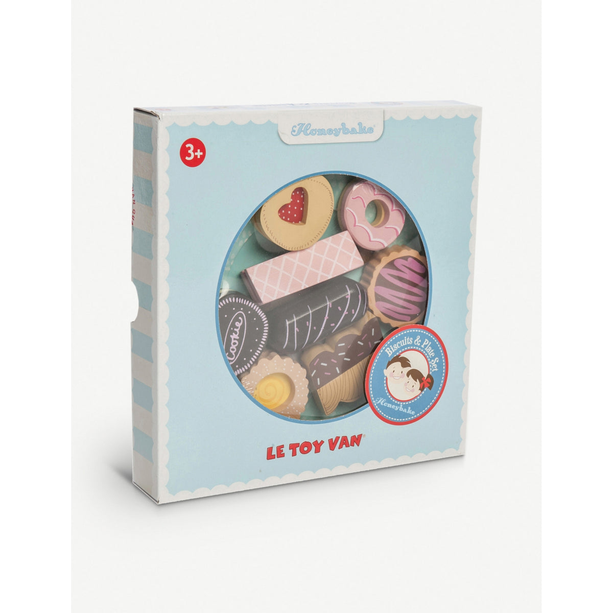Le Toy Van wooden biscuit set 9 pieces, UK version