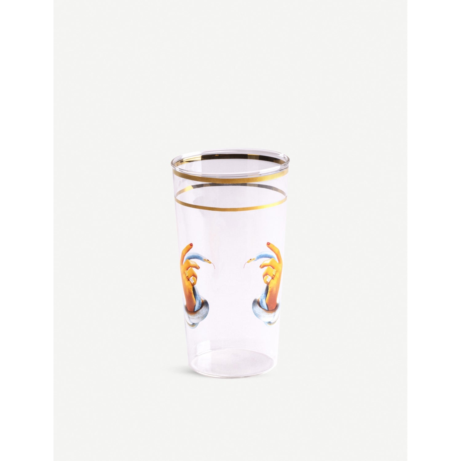 Seletti TOILETPAPER glass Hands with Snakes 13cm, UK version