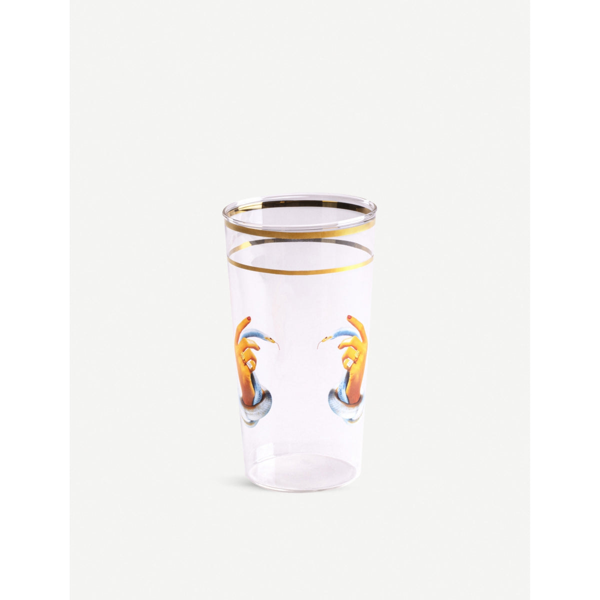 Seletti TOILETPAPER glass Hands with Snakes 13cm, UK version