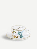Seletti snakes printed glass coffee set, imported from the UK